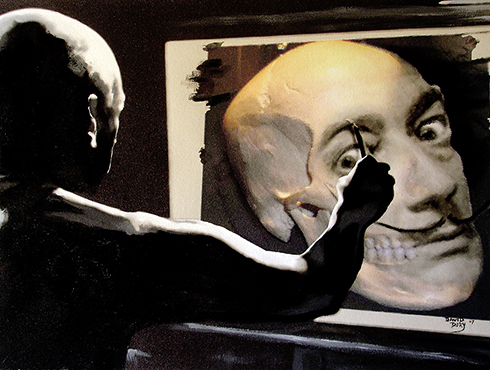 David Dory,Picasso Painting Dali,Picasso,Dali,image